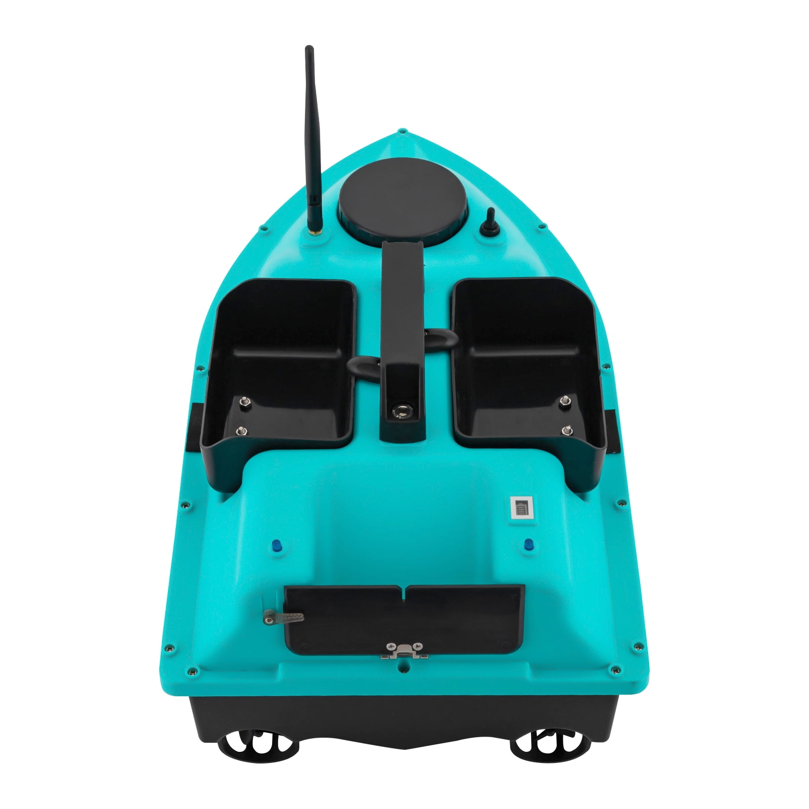 Waterproof Fishing Boat with Remote Control, 52W Power, 10,000rpm Speed, 5.91ft/s Sailing, 4.4 lbs Bait Capacity, Night Lights for Fishing Adventures
