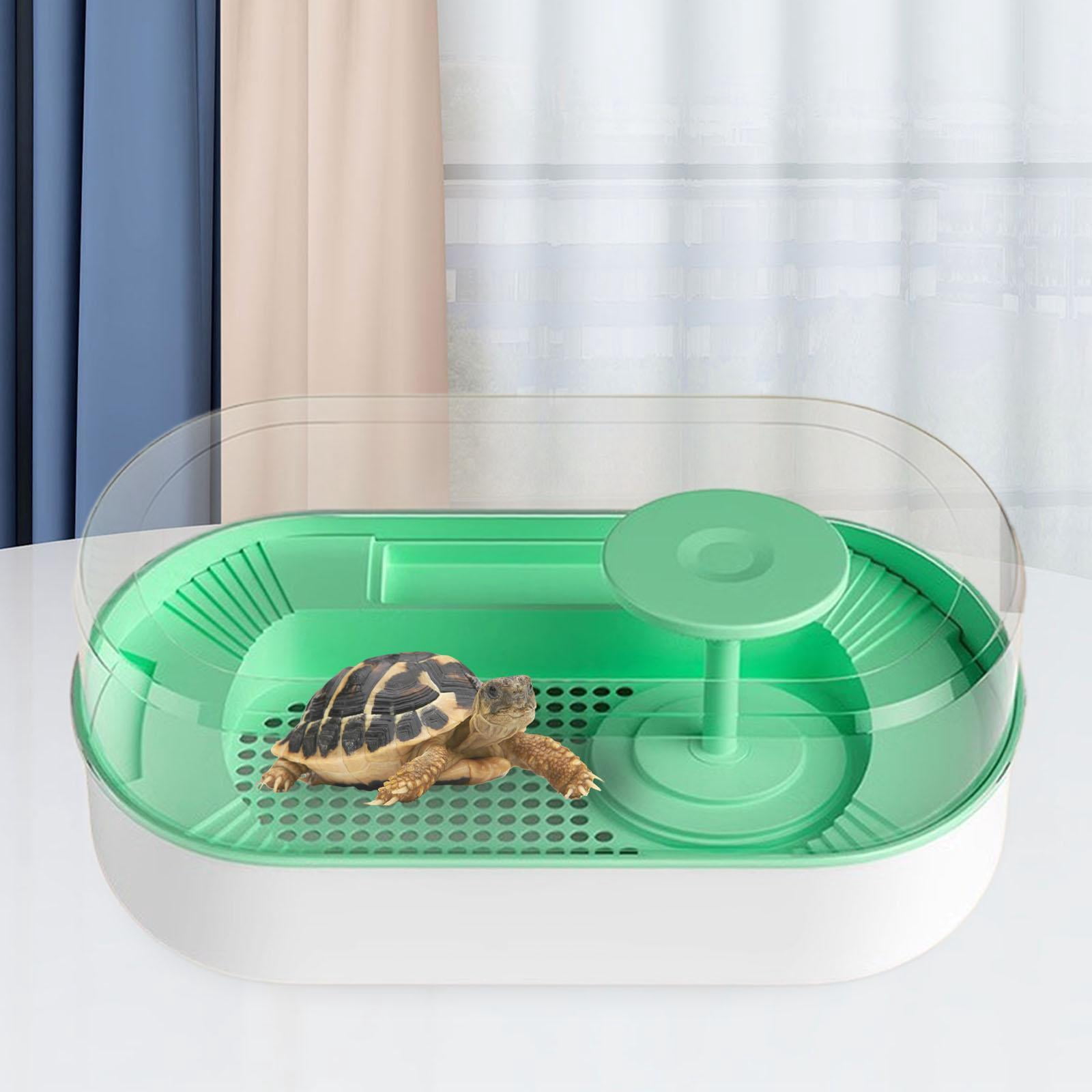 FITYLE Turtle Tank Terrapin Feeding Box Frog Terrapin Lake Pet Turtle Indoor Decor Small Tank