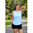 thumbnail image 4 of Pinspark Women's Sleeveless Workout Tank Top UPF 50+ Quick Dry Lightweight Athletic Running Yoga Shirt for Fitness Gym Training, 4 of 7