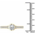 thumbnail image 4 of 1 Carat T.W. Diamond Bezel Solitaire 14kt Yellow Gold Engagement Ring, 4 of 5