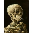 thumbnail image 3 of Van Gogh, Vincent 15x18 Black Modern Framed Museum Art Print Titled - Skull with Burning Cigarette, 3 of 5