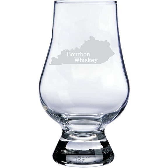 Kentucky Themed Glencairn Whisky Glass