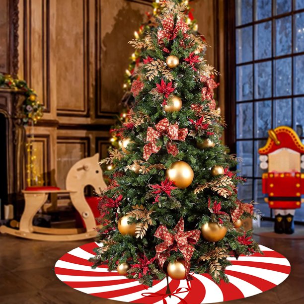 Falda para Árbol de Navidad, Decoración Original para Fiestas Navideñas, Delantal para La Parte Inferior Del Árbol, Decoración Peluda para El Árbol