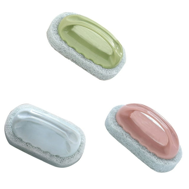 Sponge brusher Kitchen clean sponge Sponge cleaning supplies Sponge handle cleaning brush Sponge handle brusher