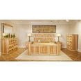thumbnail image 4 of A-America Amish Highlands Solid Wood King Arch Panel Storage Bed in Natural, 4 of 14