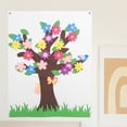 thumbnail image 2 of 1 Set Felt Board Story Set Flower Tree DIY Board Kids Felt Wall Activities Props Kindergarten Props, 2 of 5