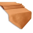 thumbnail image 1 of Aiking Home (Pack of 12)13"x 90" -Solid &amp; Unlined Classic Faux Silk Table Top Runner , Orange--Perfect for Party Decor, Baby Shower ,Wedding, Thanksgiving, Christmas or any Special Event, 1 of 2