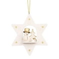 thumbnail image 2 of Alexander Taron 4" Christian Ulbricht Star with Snowman Christmas Ornament, 2 of 2