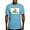 Baby Blue, variant on - Don't Tread On Me Fitted T Shirt - Fitted T-Shirt, Vintage Fit Soft Cotton Tee