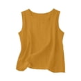 thumbnail image 5 of 2 Piece Sets for Women Summer Outfits Beach Vacation Clothes Wide Leg Crop Pants Yellow XL(XL), 5 of 6