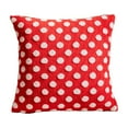 thumbnail image 2 of Christmas Red and White Polka Dot Pillowcases, Plush Jacquard Holiday Cushion Covers, Festive Sofa Bed Pillow Covers for Living Room and Bedroom Decor, 2 of 6