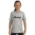 thumbnail image 3 of Beauty Gym Workout Fitness Motivation Girls Kids T Shirt Tees Teen Brisco Brands M, 3 of 6