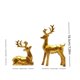 thumbnail image 3 of Pareja de esculturas, estatuas de madera talladas a mano, adorno decorativo para el escritorio o la mesa del hogar, ideal para los amantes de la naturaleza, 3 of 6