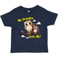 thumbnail image 3 of Inktastic My Grandma Loves Me Owl Boys or Girls Toddler T-Shirt, 3 of 5