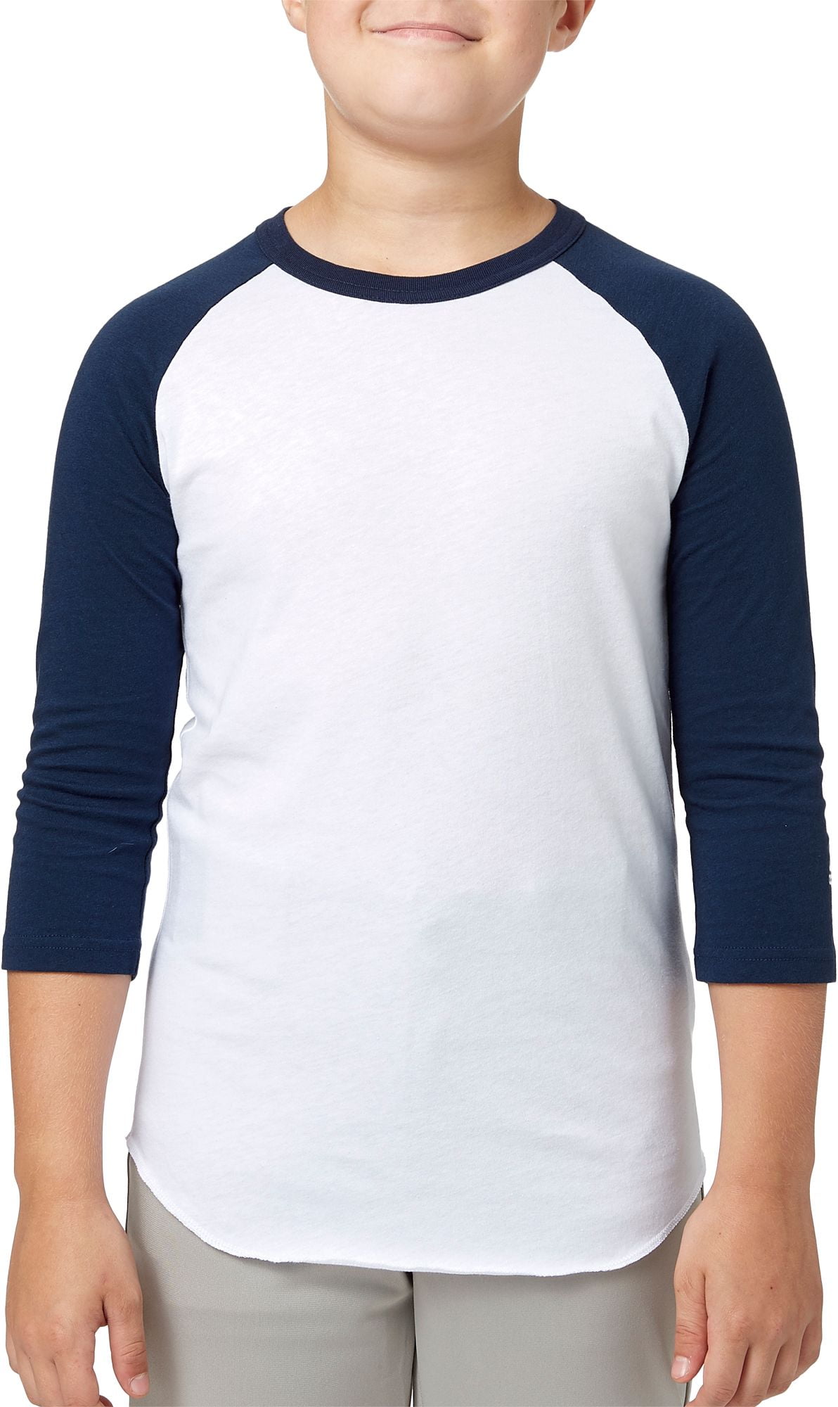 adidas Youth Triple Stripe ¾ Sleeve Baseball Practice Shirt