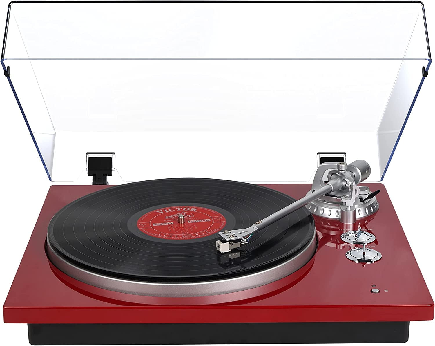 High Fidelity Belt Drive Bluetooth Turntable, Vinyl Record Player with