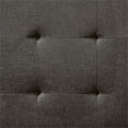thumbnail image 6 of Furniture of America Lilian Contemporary Fabric Futon Ottoman in Dark Gray, 6 of 6