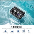 thumbnail image 3 of IP68 Waterproof Fanny Pack - 2 Pack, Floating Dry Bag Pouch, Phone Waterproof Waist Pouch Dry Bag, Beach, Kayaking, Swimming, Boat Essentials, for iPhone 16/15/14/13/12 Pro Max up to 9.5", 3 of 5