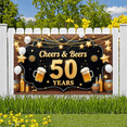 thumbnail image 4 of Decorative Design Banner Balloon Decoration Cheers & Beers Party Banner Beer Mugs Celebratory Design Decorative Stars for Birthday Celebration Adult Party Indoor Decoration, 4 of 9