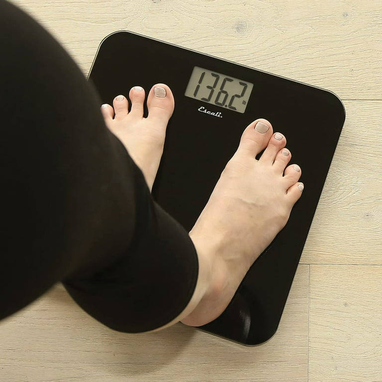 Escali Extra Large Display Digital Bathroom Scale for Body Weight