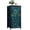 Color 1, variant on Dresser for Bedroom with 4 Storage Drawers Symmetrical Teal Sea Turtle Glass Patterns Dressers Chest of Drawers Steel Framed Fabric Closet Organizers for Dorm Entryway