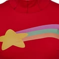 thumbnail image 6 of Mabel Pines Same Dress - Women's Red Crop Top & Shooting Star Rainbow Mini Skirt Set, 6 of 9