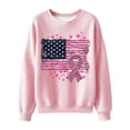 thumbnail image 4 of Vetsdori Tops Sweatshirts for Women Long Sleeve Graphic Pullover Knitting,Crew Neck Festival Winter Comfy Womens Sweatshirts Casual, 4 of 5