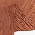 BalsaCircle 72x72 in Terracotta Square Accordion Crinkled Taffeta Table ...