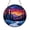 Acrylic 3.5 Inch, variant on Stained Glass Snowy Woodland Suncatcher, Star Filled Night Sky Mountain Landscape Hanging Decor, Scenic Winter Forest Sun Catcher Art