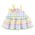 thumbnail image 2 of JDQJBZ Baby Girl Sleeveless Dress Print Ruffle Strap Summer Outfit, 2 of 5