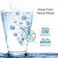thumbnail image 6 of Waterdrop MSWF Refrigerator Water Filter, NSF 42 Certified to Reduce 99% Lead, replacement filter for GE MSWF, 101820A, 101821B, 101821-B, Advanced , Pack of 3(package may vary), 6 of 6
