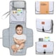 thumbnail image 1 of Colchoneta Cambiadora Portátil Impermeable EZEE KeaBabies Gris, 1 of 9