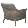 thumbnail image 4 of Seasonal Living Provenance Signature Wicker Aluminum Lounge Chair in Brown, 4 of 5