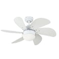thumbnail image 1 of Ventilador de techo Contemporaneo Westinghouse Turbo blanco, 1 of 2