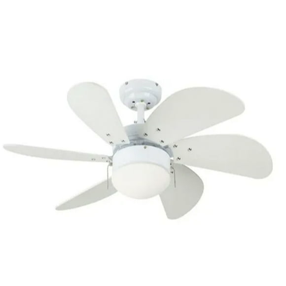 Ventilador de techo Contemporaneo Westinghouse Turbo blanco