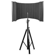 Rockville ROCKSHIELD 4 Studio Mic Isolation Shield Vocal Recording Booth+Tripod
