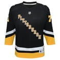 thumbnail image 2 of Youth Evgeni Malkin Black Pittsburgh Penguins 2021/22 Alternate Replica Player Jersey, 2 of 3
