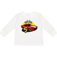 thumbnail image 3 of Inktastic Race Car 5th Birthday Boys Long Sleeve Toddler T-Shirt, 3 of 5