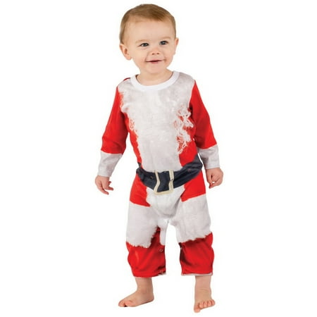 F122166 Infant Santa Suit Romper Costume-18M