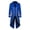Blue, variant on Vintage Steampunk Tailcoat Jacket for Men Gothic Victorian Frock Coat VTG Formal Medieval Tuxedo Costume