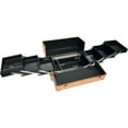 thumbnail image 4 of VER Beauty Professional 6-Tier Makeup Case Organizer, Portable & Lockable (Rose Gold Diamond), 4 of 6
