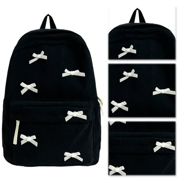 Mochila informal con lazo pana para estudiantes 6615-6616 lazo pequeño