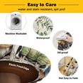 thumbnail image 3 of Elastic Fitted Round Tablecloth, Spring Dog Waterproof Stretch Table Cover for 45"-54" Tables, Sunflower Daisy Botanical Rustic Washable Outdoor Tablecloths for Patio, Picnic, Camping, 3 of 9