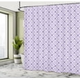 thumbnail image 4 of Ambesonne Damask Shower Curtain, Old Fashioned Abstract Art, 69"Wx70"L, Pale Lavender, 4 of 4