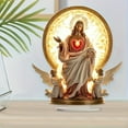 thumbnail image 3 of Desktop Ornament Acrylic Tabletop 2D Angel Wall Decorations for Home Desktop Design, 3 of 4
