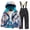 Pink, variant on guisaled Kids Snow Bibs and Ski Jackets 2 Piece Snow Suits Hooded Fleece Lined Camo Waterproof Windproof Insulated Ski Suits for Boys Girls