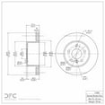 thumbnail image 2 of Front Dynamic Friction Company Disc Brake Rotor 600-11005 (1) For 1999-2004 Land Rover Discovery, 2 of 2