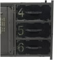 thumbnail image 6 of DecMode 56" x 30" Gray Metal Army Surplus Style 2 Door and 6 Drawer Sideboard with Numbers and Text, 1-Piece, 6 of 16
