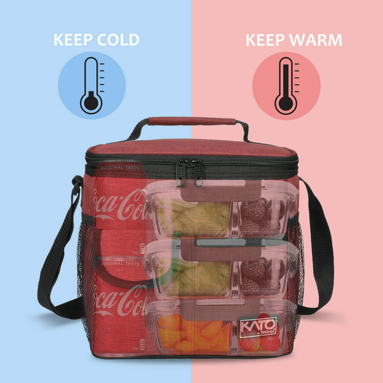  KLL Student Lunch Bag Insulated Lunch Box for School Teen Girls  Boys Women Men Business Picnic Travel Cooler Bag with Shoulder Strap Cross:  Home & Kitchen