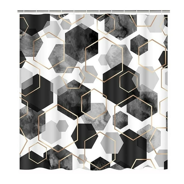 Cortina de ducha para baño, juegos de cortinas de ducha de tela abstracta para decoración del hogar